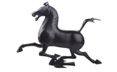銅雕馬